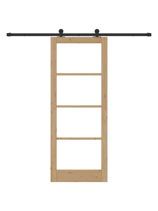 Liuguks pruun 83 x 211 cm puit ja metall