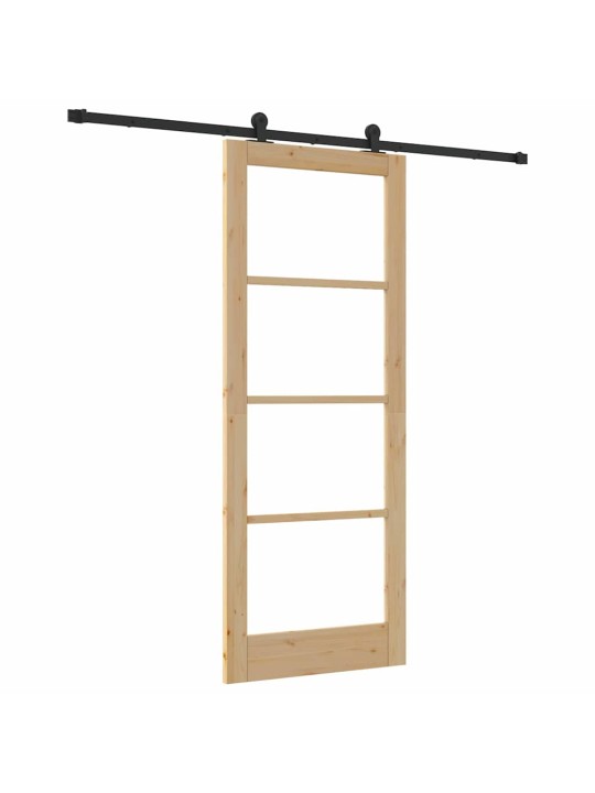 Liuguks pruun 83 x 211 cm puit ja metall