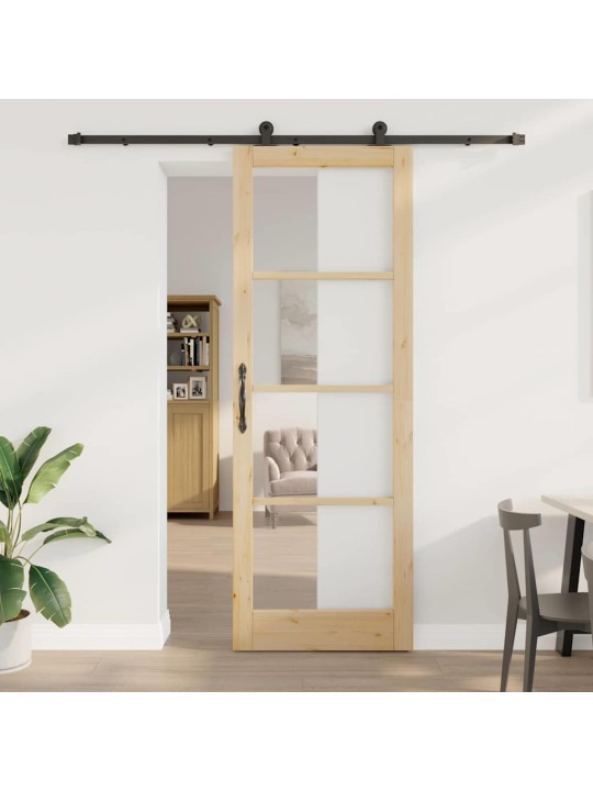 Liuguks pruun 83 x 232 cm puit ja metall