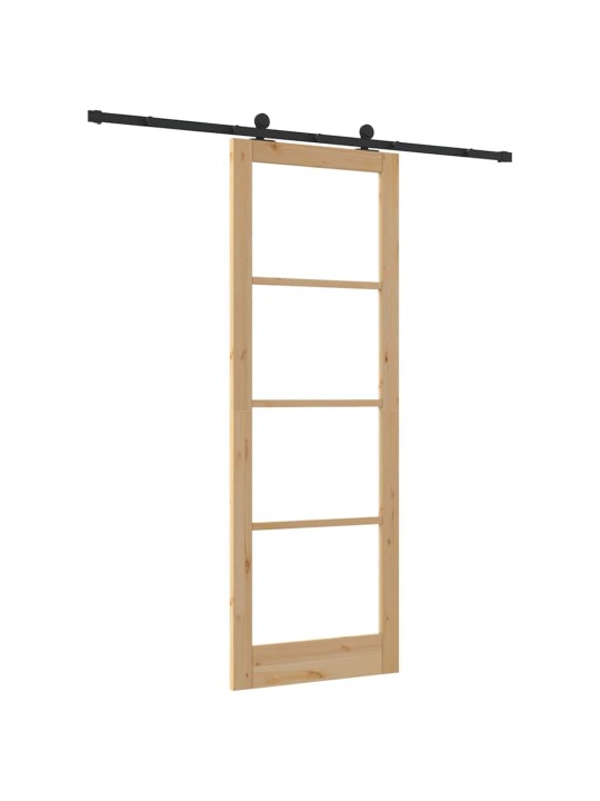 Liuguks pruun 83 x 232 cm puit ja metall