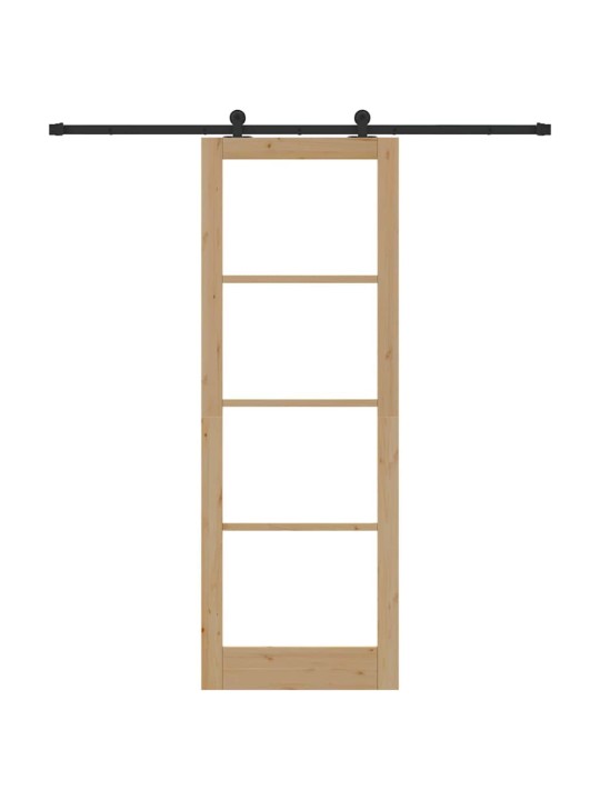Liuguks pruun 83 x 232 cm puit ja metall