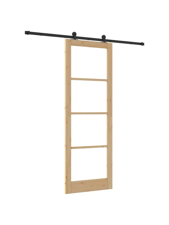 Liuguks pruun 83 x 232 cm puit ja metall