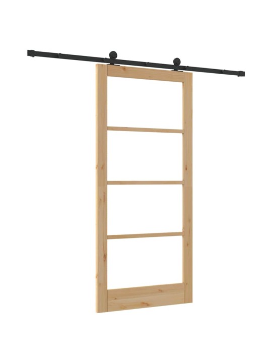 Liuguks pruun 93 x 202 cm puit ja metall