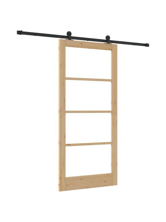 Liuguks pruun 93 x 202 cm puit ja metall