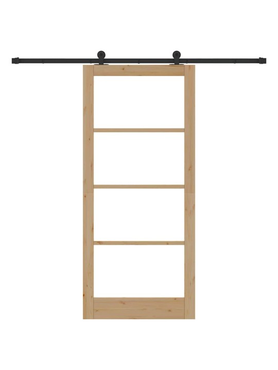 Liuguks pruun 93 x 211 cm puit ja metall