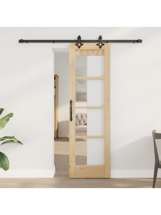 Liuguks pruun 61 x 198.5 cm puit ja metall