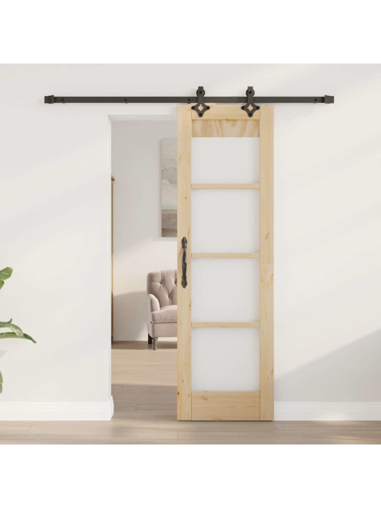Liuguks pruun 61 x 198.5 cm puit ja metall