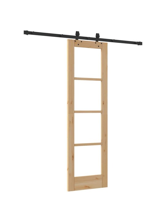 Liuguks pruun 61 x 198.5 cm puit ja metall