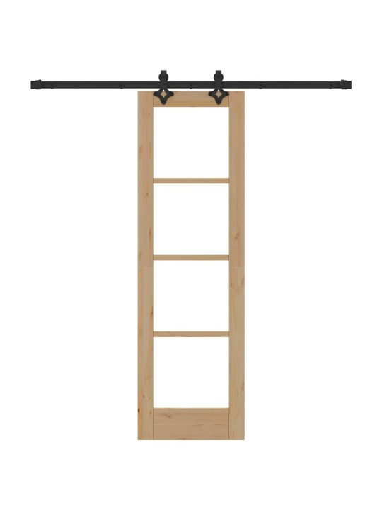 Liuguks pruun 61 x 198.5 cm puit ja metall