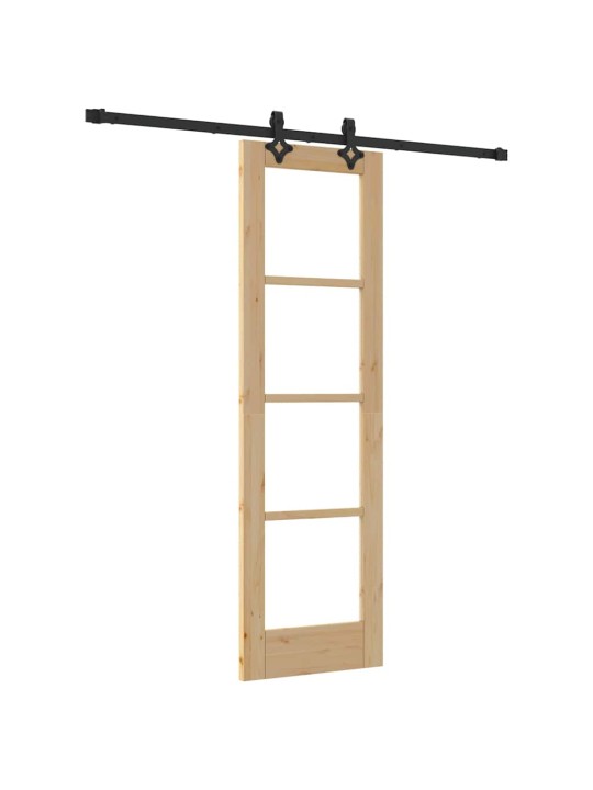 Liuguks pruun 61 x 198.5 cm puit ja metall