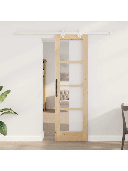 Liuguks pruun 61 x 198.5 cm puit ja metall