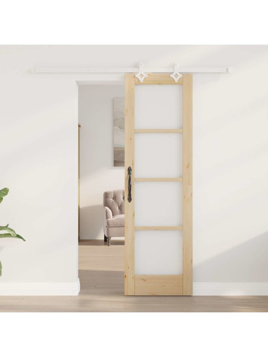 Liuguks pruun 61 x 198.5 cm puit ja metall