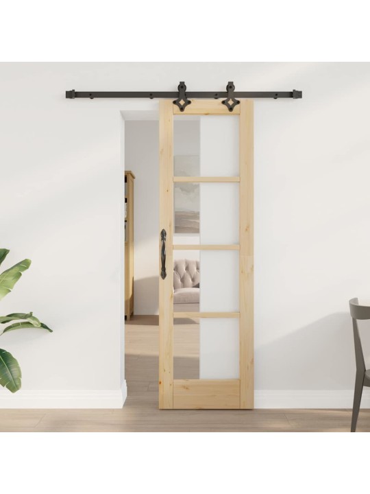 Liuguks pruun 61 x 198.5 cm puit ja metall