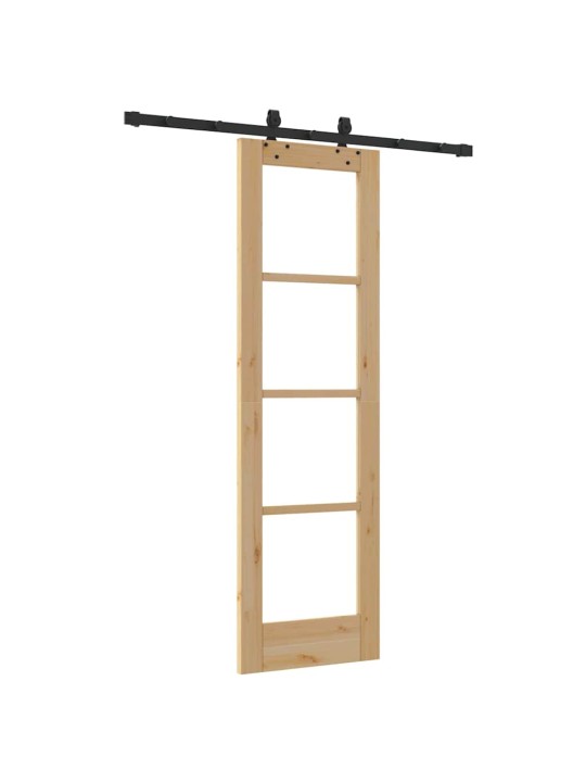 Liuguks pruun 61 x 198.5 cm puit ja metall