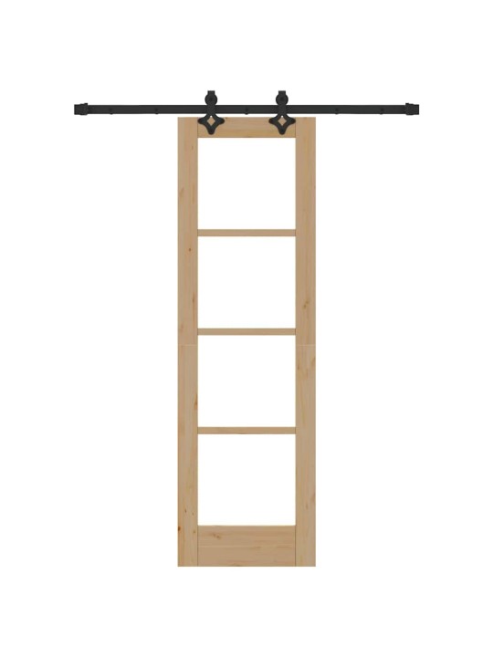 Liuguks pruun 61 x 198.5 cm puit ja metall
