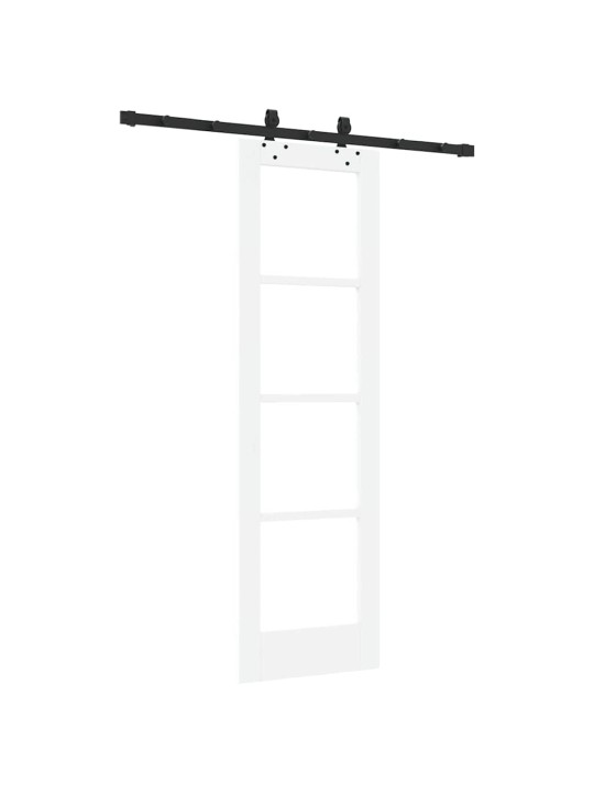 Liuguks valge 61 x 198.5 cm puit ja metall