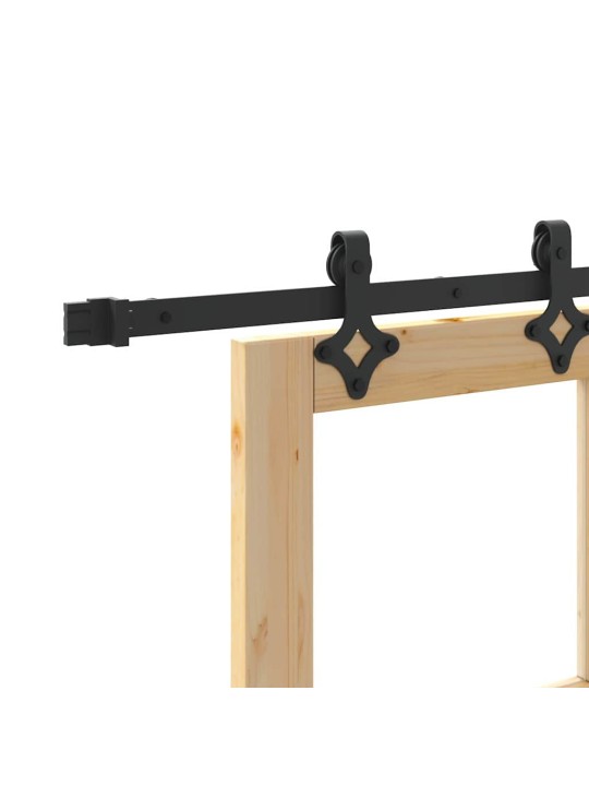 Liuguks pruun 73.5 x 198.5 cm puit ja metall