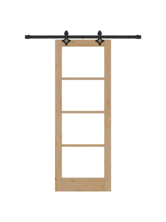 Liuguks pruun 73.5 x 198.5 cm puit ja metall