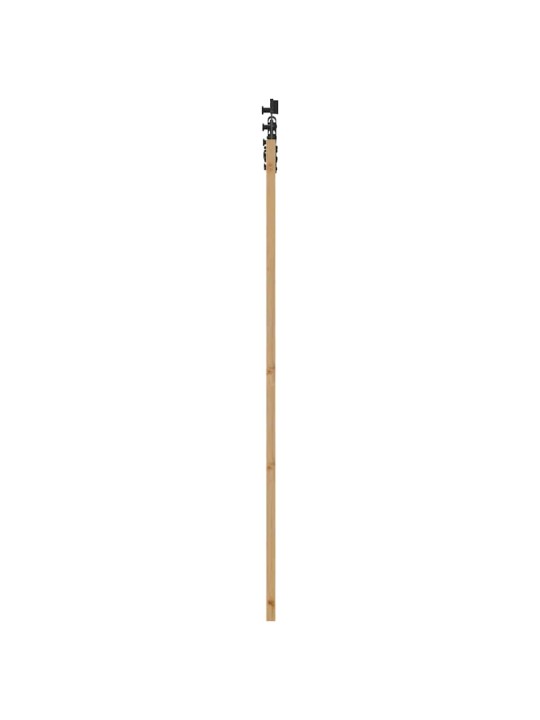 Liuguks pruun 73.5 x 198.5 cm puit ja metall