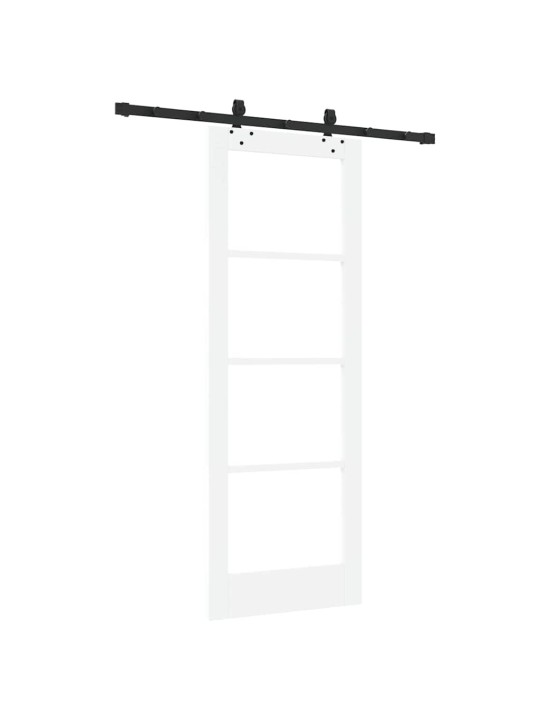 Liuguks valge 73.5 x 198.5 cm puit ja metall
