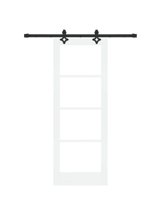 Liuguks valge 73.5 x 198.5 cm puit ja metall
