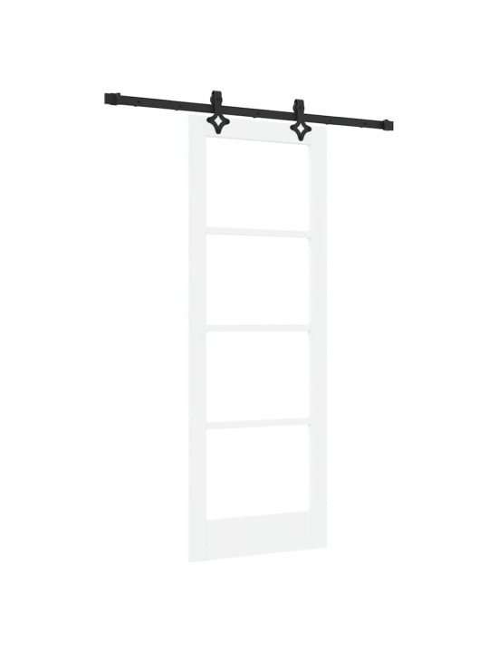 Liuguks valge 73.5 x 198.5 cm puit ja metall