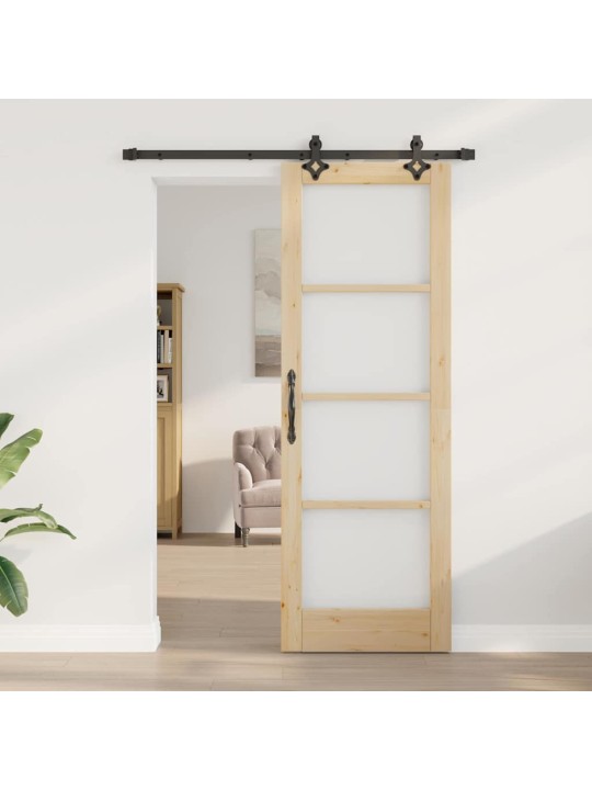 Liuguks pruun 73.5 x 211 cm puit ja metall