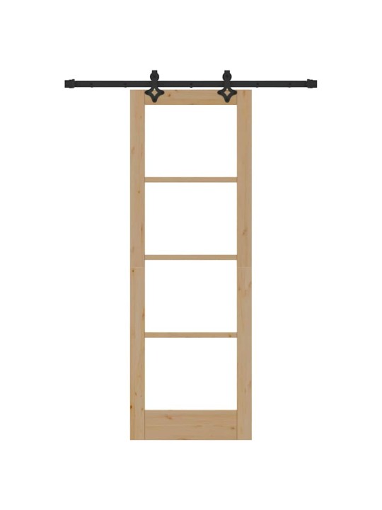 Liuguks pruun 73.5 x 211 cm puit ja metall