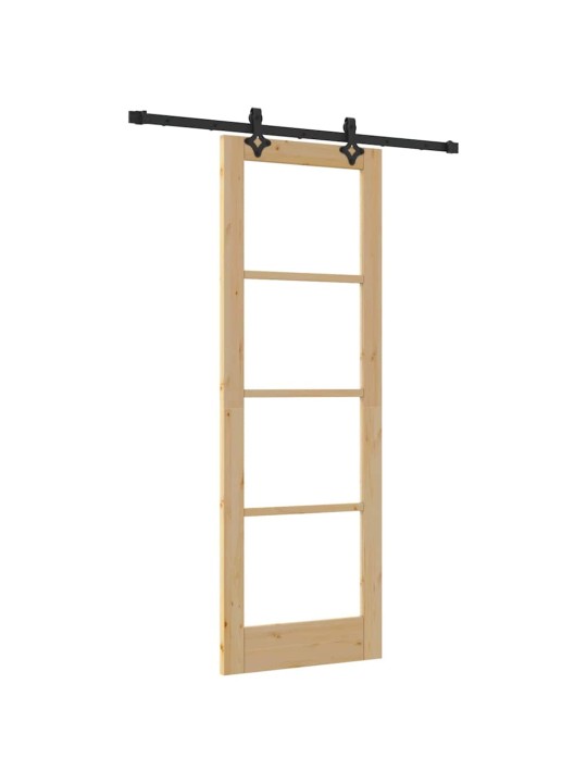 Liuguks pruun 73.5 x 211 cm puit ja metall