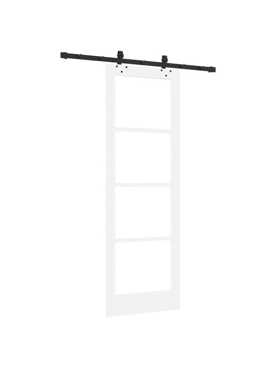 Liuguks valge 73.5 x 211 cm puit ja metall