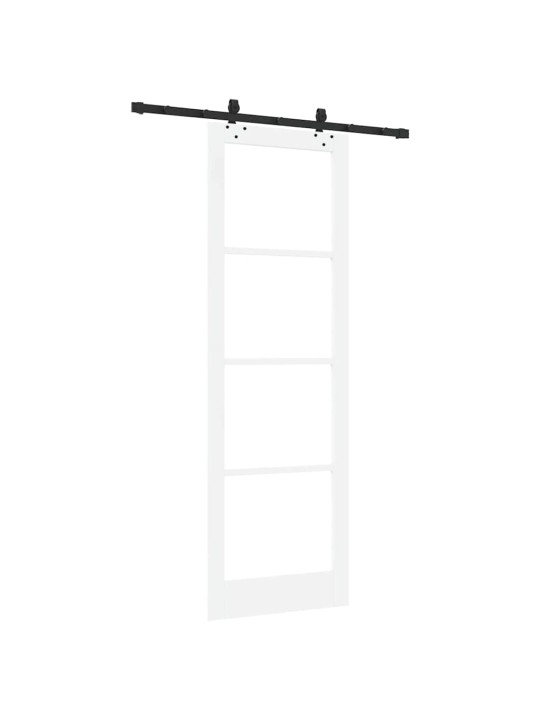 Liuguks valge 78 x 232 cm puit ja metall