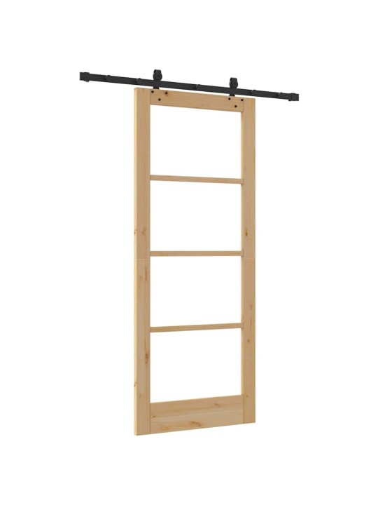 Liuguks pruun 83 x 202 cm puit ja metall