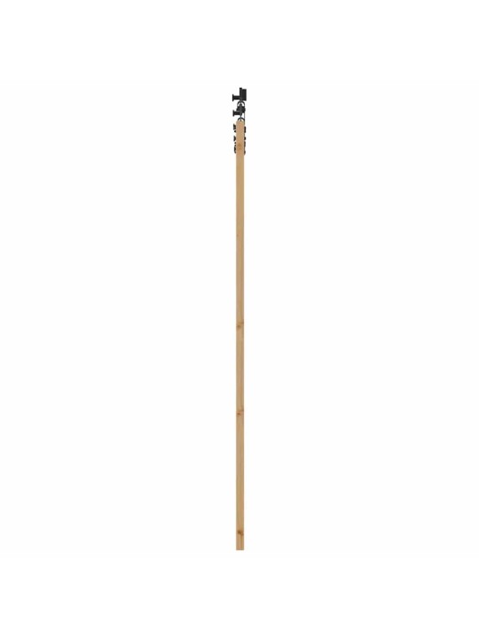 Liuguks pruun 83 x 202 cm puit ja metall
