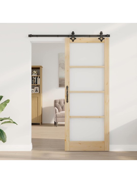 Liuguks pruun 83 x 211 cm puit ja metall