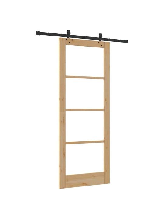Liuguks pruun 83 x 211 cm puit ja metall