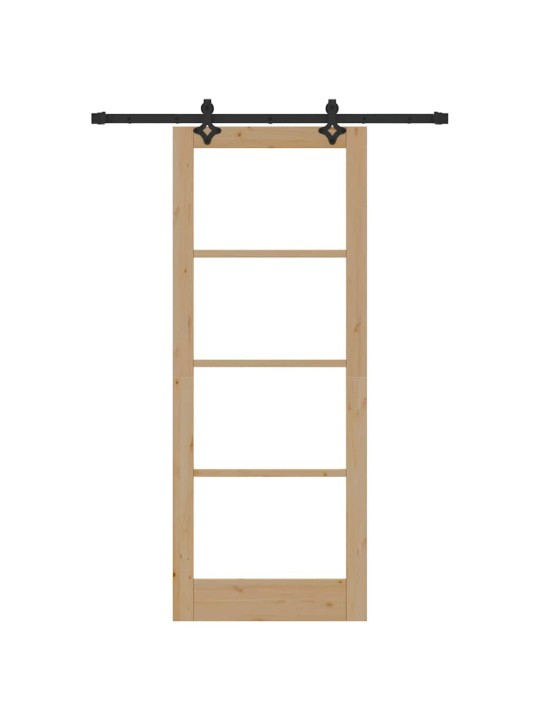 Liuguks pruun 83 x 211 cm puit ja metall