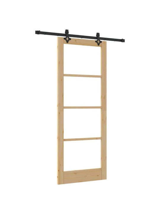 Liuguks pruun 83 x 211 cm puit ja metall