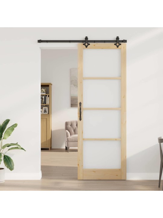Liuguks pruun 83 x 232 cm puit ja metall