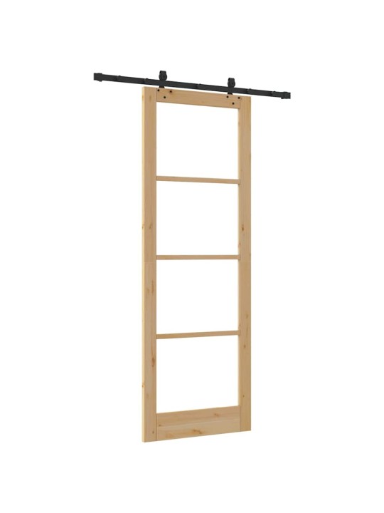 Liuguks pruun 83 x 232 cm puit ja metall