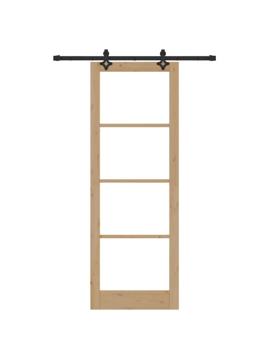 Liuguks pruun 83 x 232 cm puit ja metall