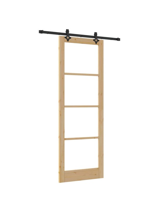 Liuguks pruun 83 x 232 cm puit ja metall