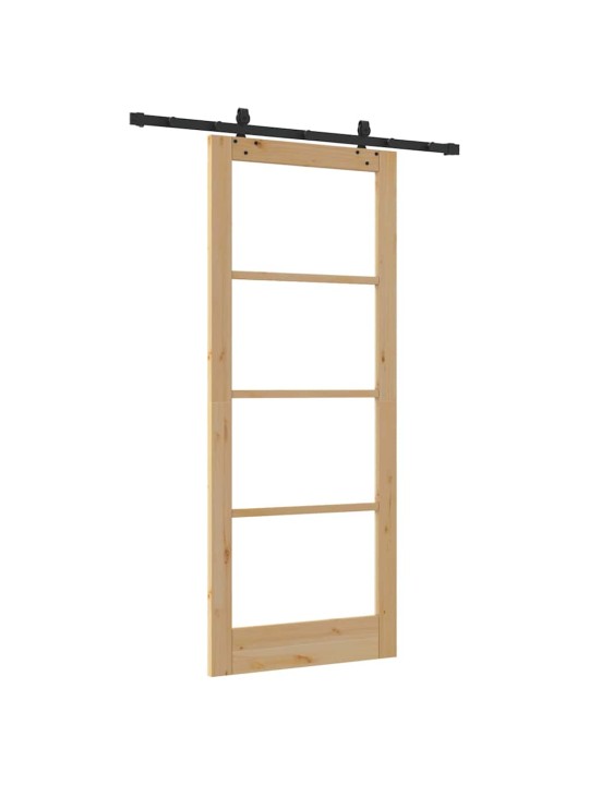 Liuguks pruun 86 x 211 cm puit ja metall