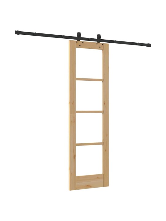 Liuguks pruun 61 x 198.5 cm puit ja metall