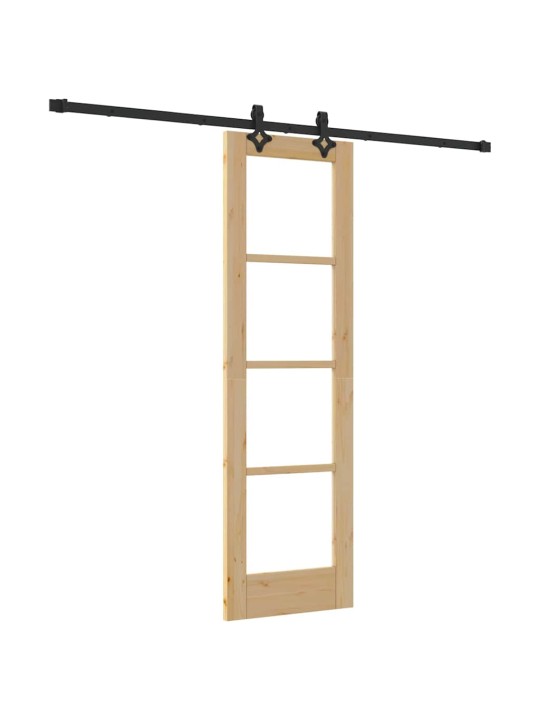 Liuguks pruun 61 x 198.5 cm puit ja metall