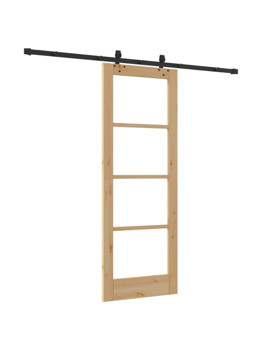 Liuguks pruun 73.5 x 198.5 cm puit ja metall