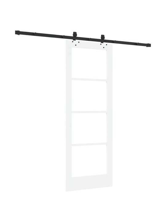 Liuguks valge 73.5 x 198.5 cm puit ja metall