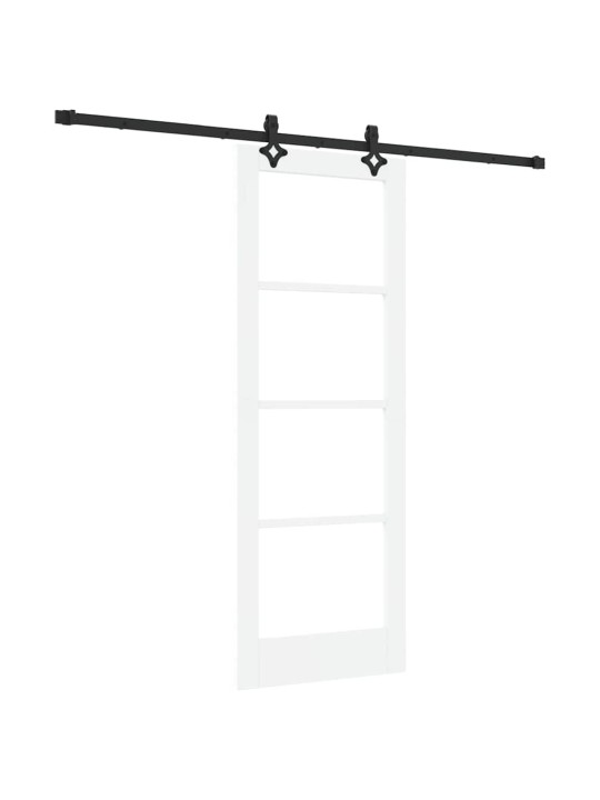 Liuguks valge 73.5 x 198.5 cm puit ja metall
