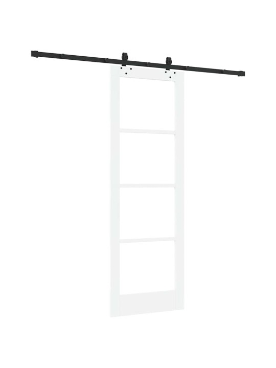 Liuguks valge 73.5 x 211 cm puit ja metall