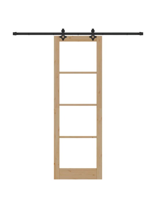 Liuguks pruun 78 x 232 cm puit ja metall