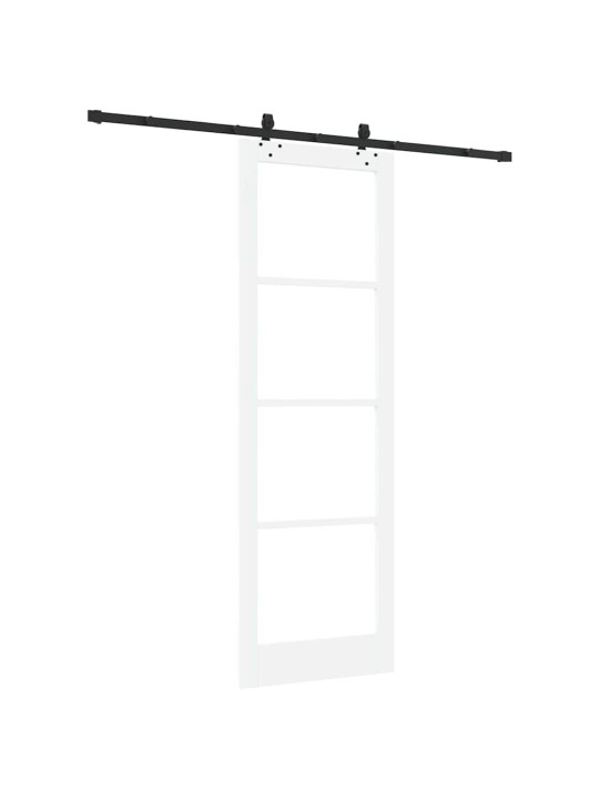 Liuguks valge 78 x 232 cm puit ja metall
